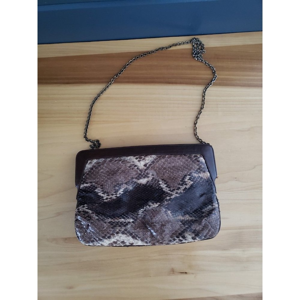 Vintage Snakeskin Shoulder Bag - Picture 2 of 3